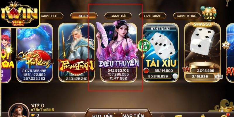 Điêu thuyền Iwin - Bí Quyết Chinh Phục Jackpot Triệu Đô 1 Điêu thuyền Iwin có chủ đề mỹ nhân cổ trang