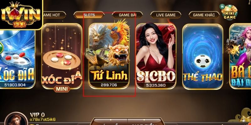 Tứ linh Iwin - Kho Báu Từ Bốn Linh Vật Quyền Năng Nhất 1 Tứ linh Iwin là game slot về sự thịnh vượng